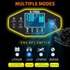 E-FAST 12V/24V Dual Voltage Smart Car & Motorcycle Battery Charger with Screen Display