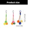 Interactive Cats Sisal Rope Sphere Toy Scratch and Chew Fun Indoor Play Toy Sisal Scratcher Sphere Toy for Kitten Cleaning