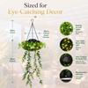 Solar Artificial Plant Ivy Lamp IP65 Waterproof LED Realistic Vine Fairy String Lights Outdoor Decor for Garden Patio Fence