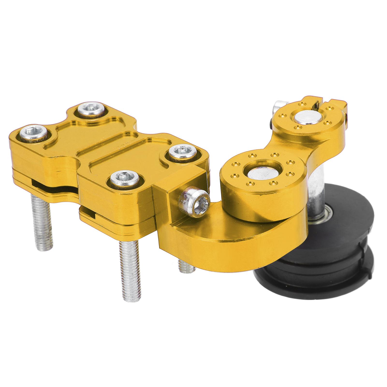 Натяжитель цепи мотоцикла автоматический регулятор универсальный для вездехода внедорожного транспортного средства мотоцикла(желтый )