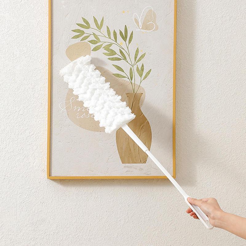 Dusters For Cleaning Retractable Skinny Thin Duster 2 Microfiber Dusting Cloths Washable Extendable Pole Household Cleaning