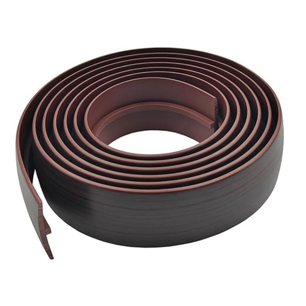 1pc 2mX5cm Floor Transition Strip Self Adhesive T-Molding Threshold Cover Household Wood Grain Divider Strip Doorway