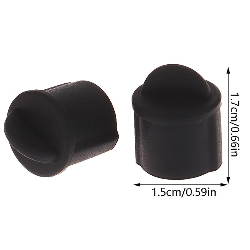 

Uxcell 10 шт. Силиконовая заглушка-пыльник для гнезда BNC, черная, внутренний установочный диаметр 9,5 мм - 11 мм чёрный