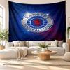 Rangers FC Wall Tapestry, Soft Fabric Wall Hanging, Decorative Backdrop For Bedroom Home Wall Art