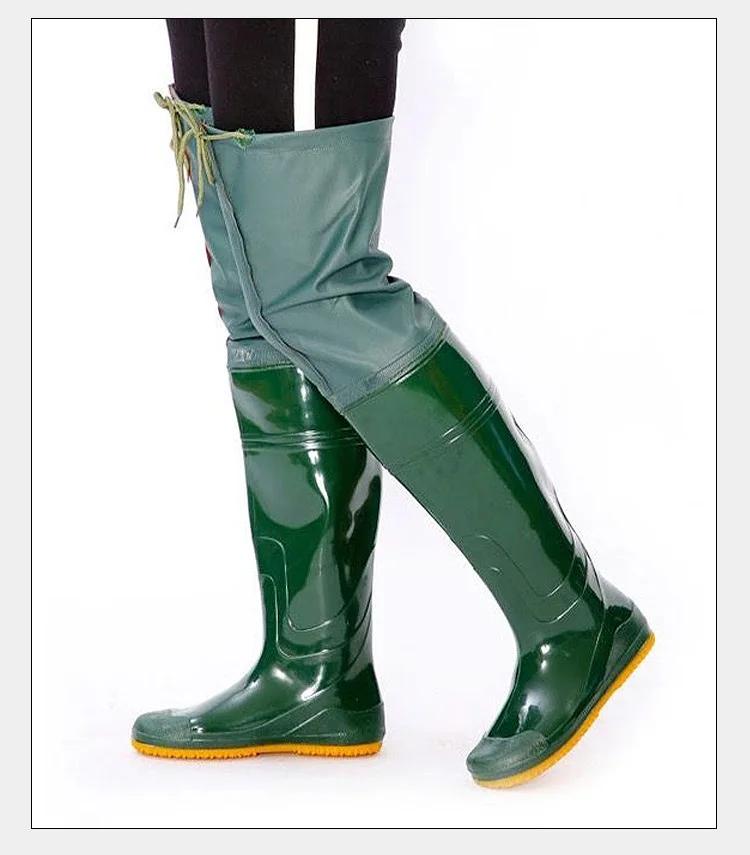 Wysokie buty wędkarskie z miękką podeszwą, kozaki za kolano, długie buty do wody męskie i damskie, na pola ryżowe