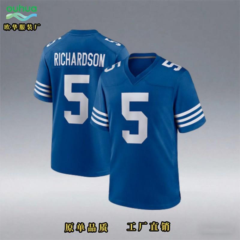 Indianapolis Colts NFL Football Jersey Custom Embroidered Number 2 5 28 Men Women Sportswear Winter