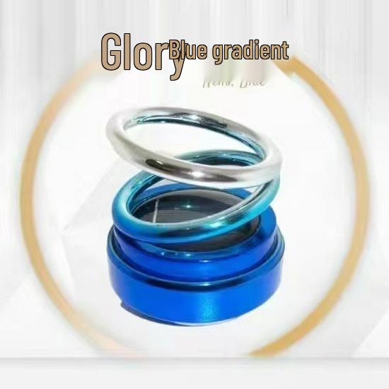 Solar-Powered Rotating Car Aromatherapy Ornament