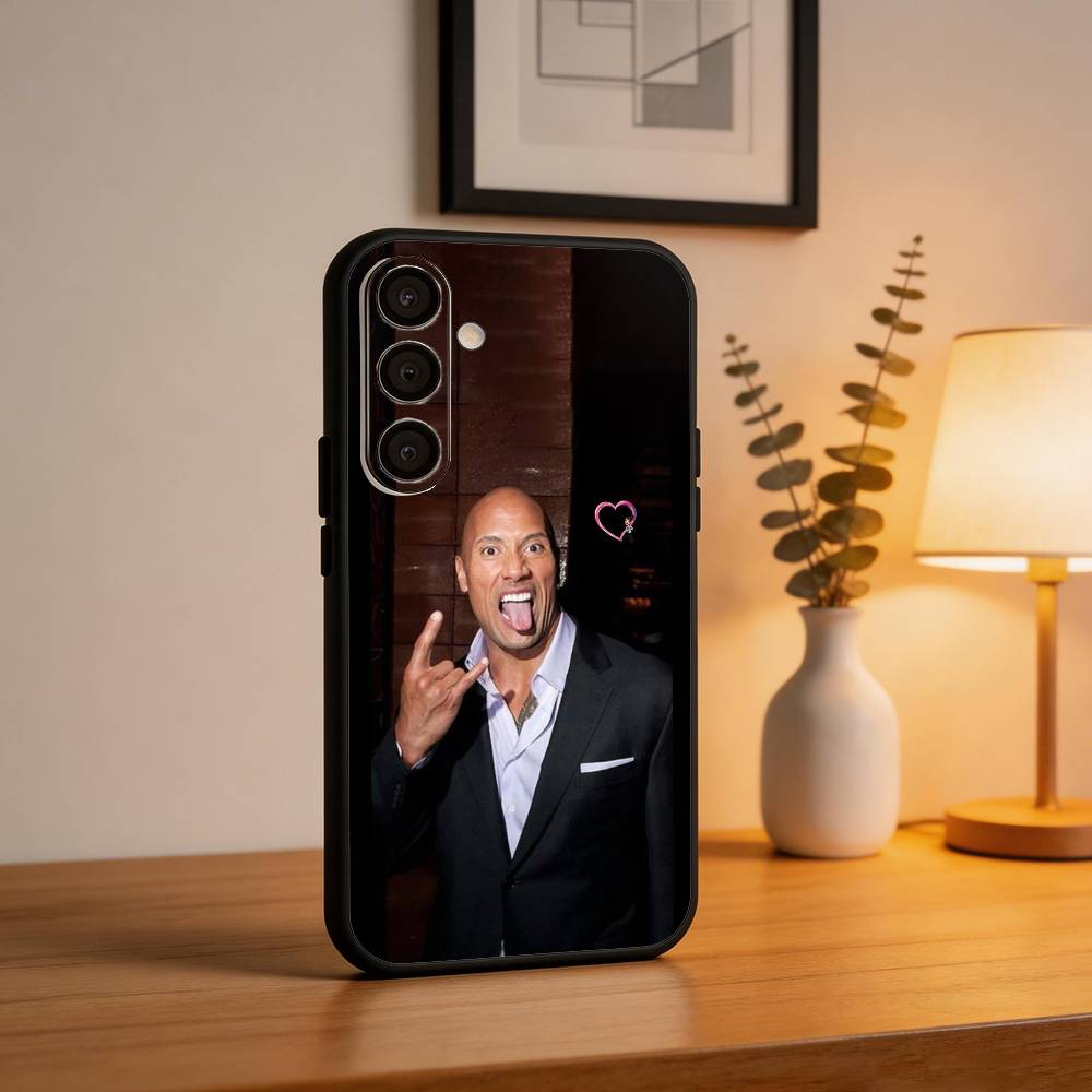 The Rock D-Dwayne J-Johnson  Phone Case For Samsung  A73,A21s,A22,A31,A32,A52,A53,A71,A80,Soft Black Shell