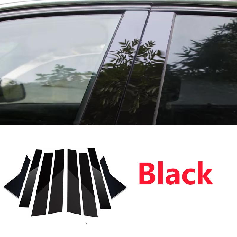 For Seres Landian E5 Accessories ~2024 Window Trim Covers Carbon Silver B C Pillar Stickers Center Column Cars Accessories