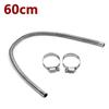 60 cm 100 cm 120 cm 150 cm 200 cm 250 cm 300 cm Aria Diesel Riscaldatore di parcheggio Tubo di scarico in acciaio inossidabile Tubo di sfiato del gas Tubo per auto camion VAN
