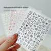 Trendy Graffiti Animal Nail Stickers - Thin & Durable Adhesive Bows