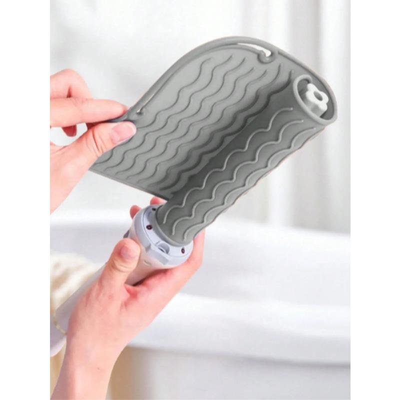 

New Plus Size Silicone Heat Resistant Mat Portable Travel Hot Tools Pad Cover for Curling Iron, Flat Iron Hair Straightener