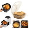 50Pcs Oil Proof Disposable Paper Liners Square Baking Paper Tray New Air Fryer Paper Liners