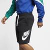 Nike Contrast Logo Print Running Drawstring Mid-Waist Casual Shorts Men Bottoms Black AR2375-010