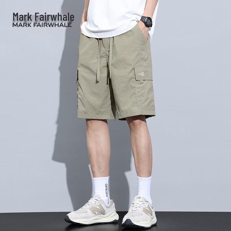 MARK FAIRWHALE Men s Ice Silk Cargo Shorts L