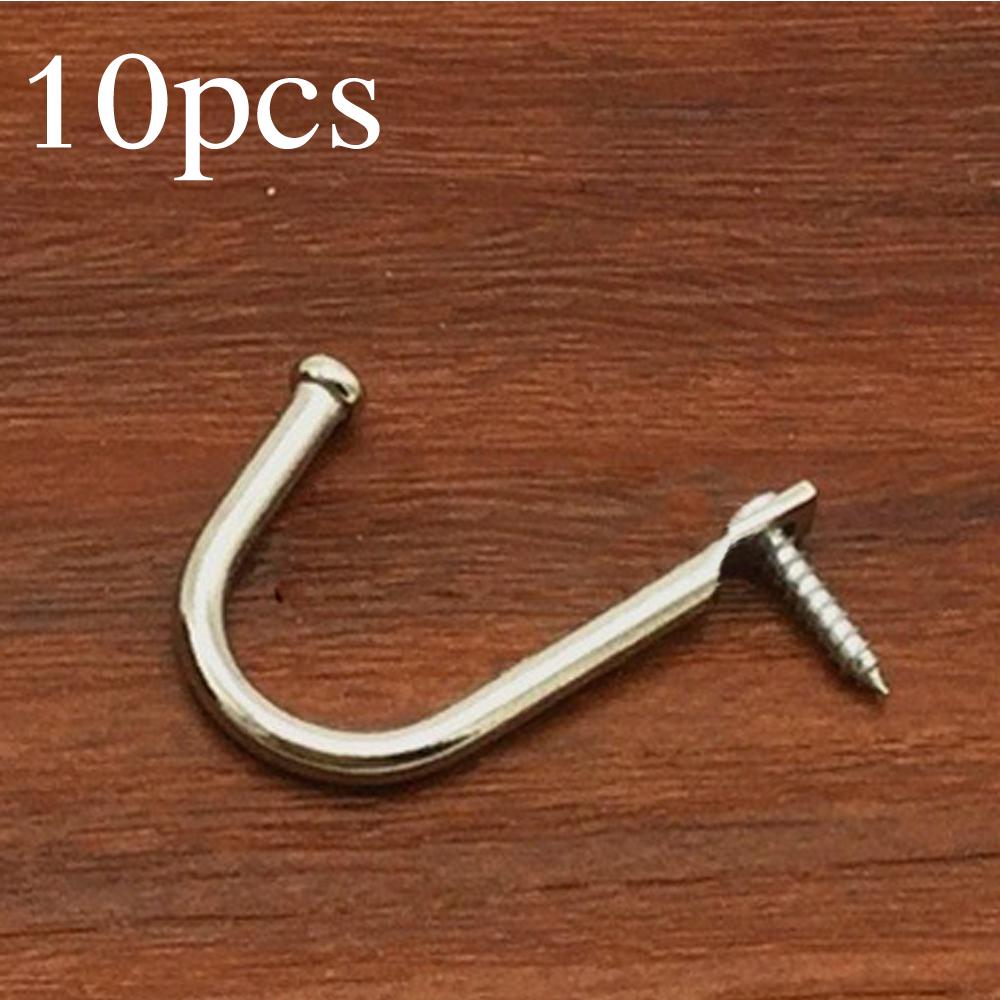 

Kitchen Home Door Wall Hanger Mounted Towel Clothing Hat Coat Hook Holder+Screws