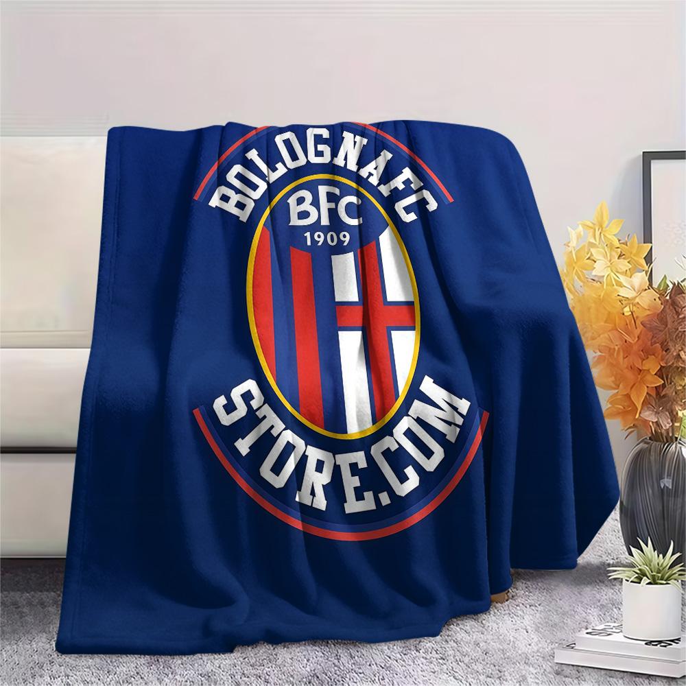 Bologna Flannel Blanket, High quality Comfortable for All Seasons, Home Decor, Warmth and Comfort