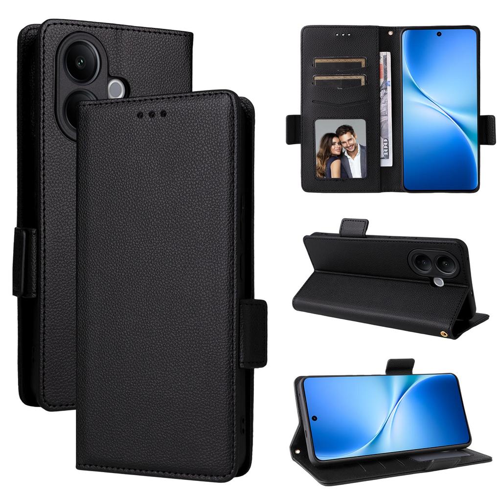 Flip Cover für Vivo V60 Lite PU-Leder Handyhülle Ganzkörperschutz [RFID-Blockierung] Schutzhüllen