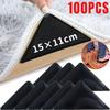 5-100PCS Anti Skid Rug Carpet Self-adhesive Mat Home Grip Floor Small Triangular Corner Sticker Pad Reusable Washable Car Perfume Pad