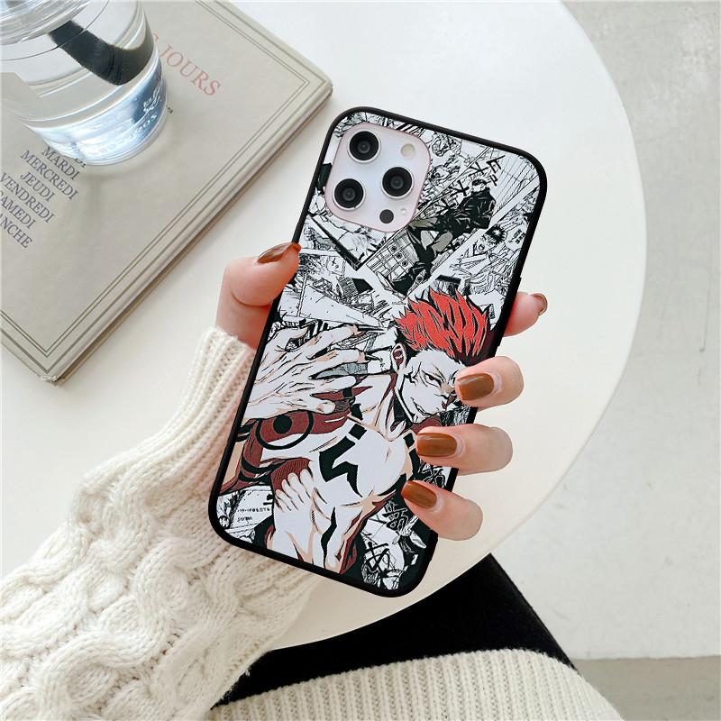

Чехол с аниме Jujutsu Kaisen Gojo Satoru для iPhone 13 12 Mini 14 11 Pro 7 8 X XR XS Max SE3 2022 SE 2020 5 6 6S Plus, матовый чехол iPhone SE3 2022
