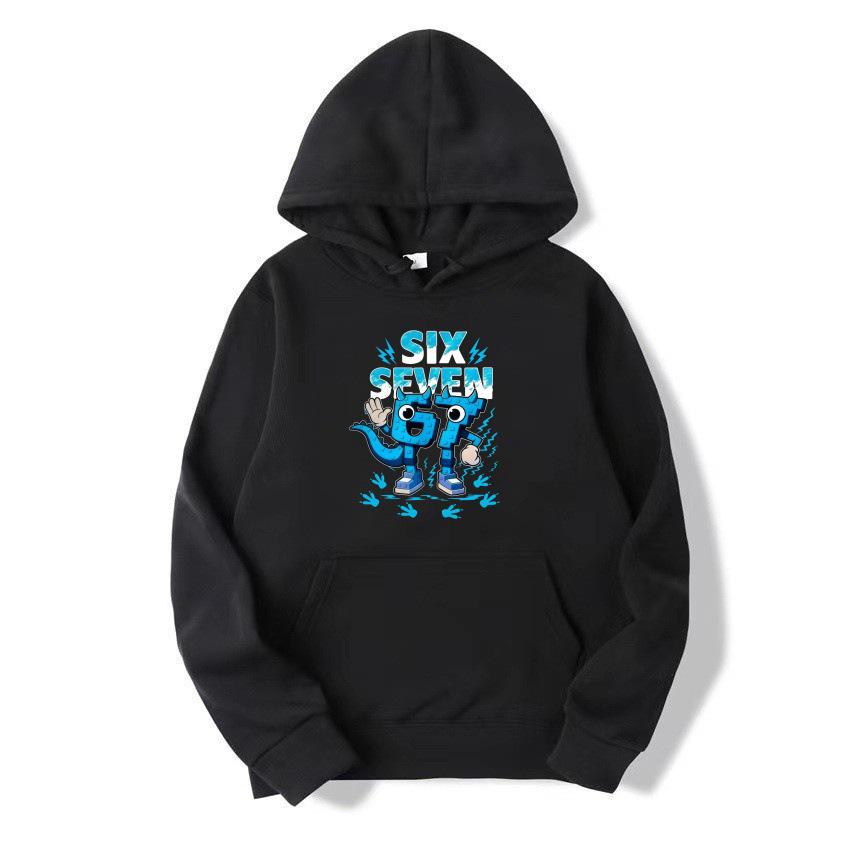 2025 Kids' Hooded Sweatshirt - New European & American Style, No. 67 Pattern, Autumn/Winter Fleece