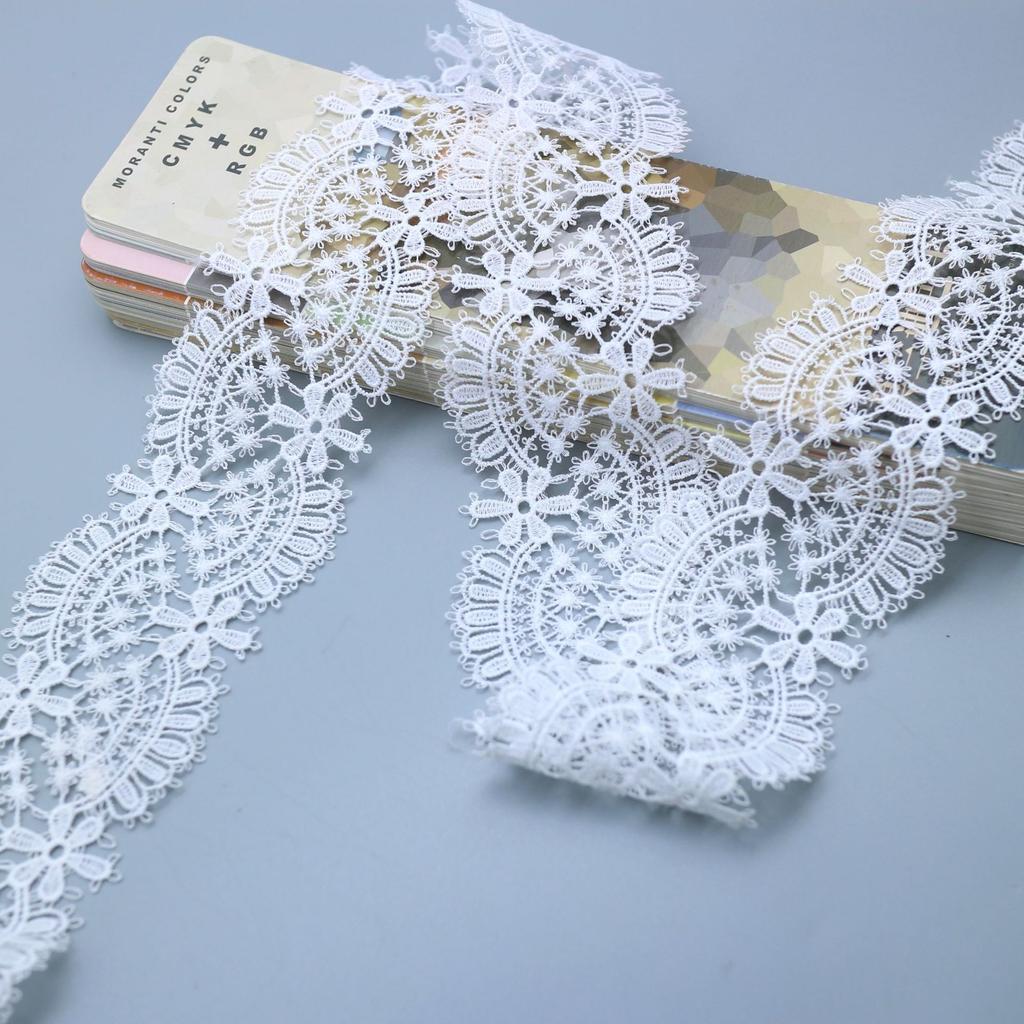 Thin Milk Silk Water-Soluble Lace Lace Mesh Embroidery Fabric Home Textile Clothing Accessories