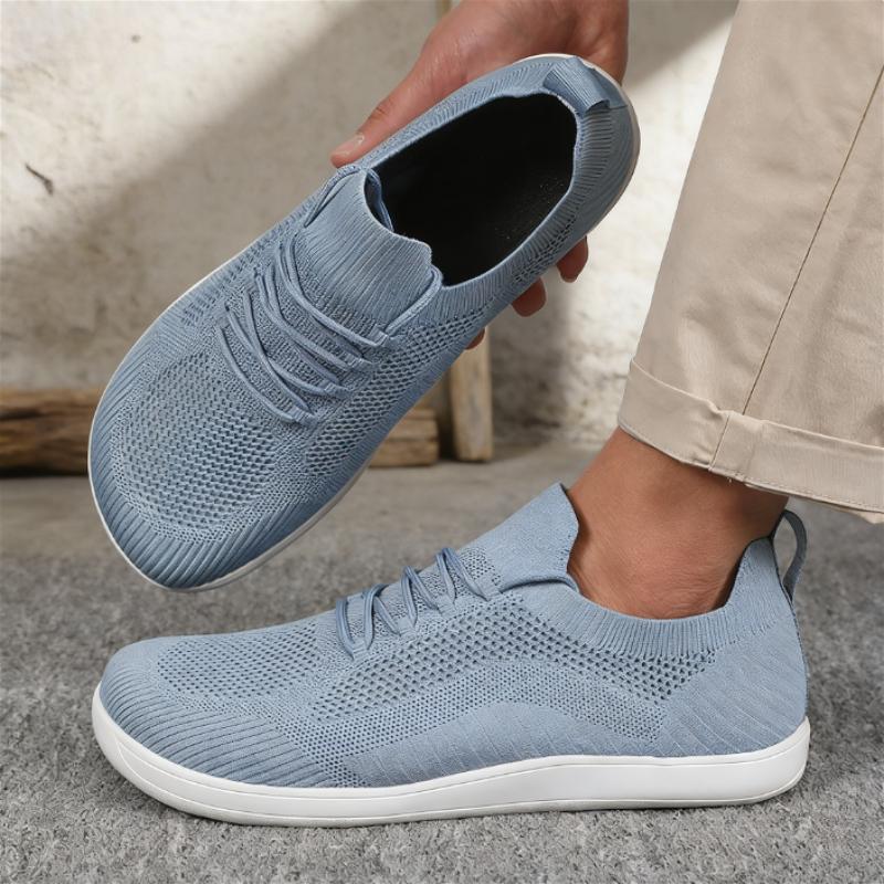 Unisex Barefoot Wide Toe Shoes Women Men Breathable Mesh Minimalist Sneakers Slip On Walking Shoes Male Outdoor Casual Shoes Men