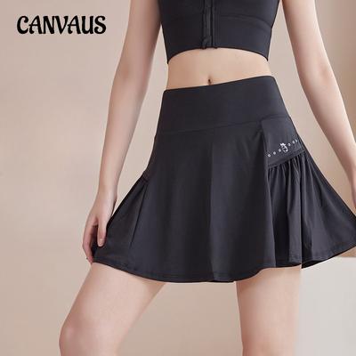 Calças Saia de Exercício Cintura Alta Tamanho Grande Feminino Antibrilho Corrida Secagem Rápida Yoga Short Saia Calças