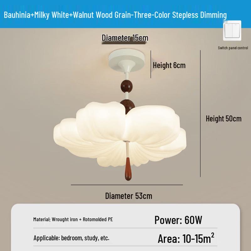 

Bauhinia Flower LED Bedroom Ceiling Lamp