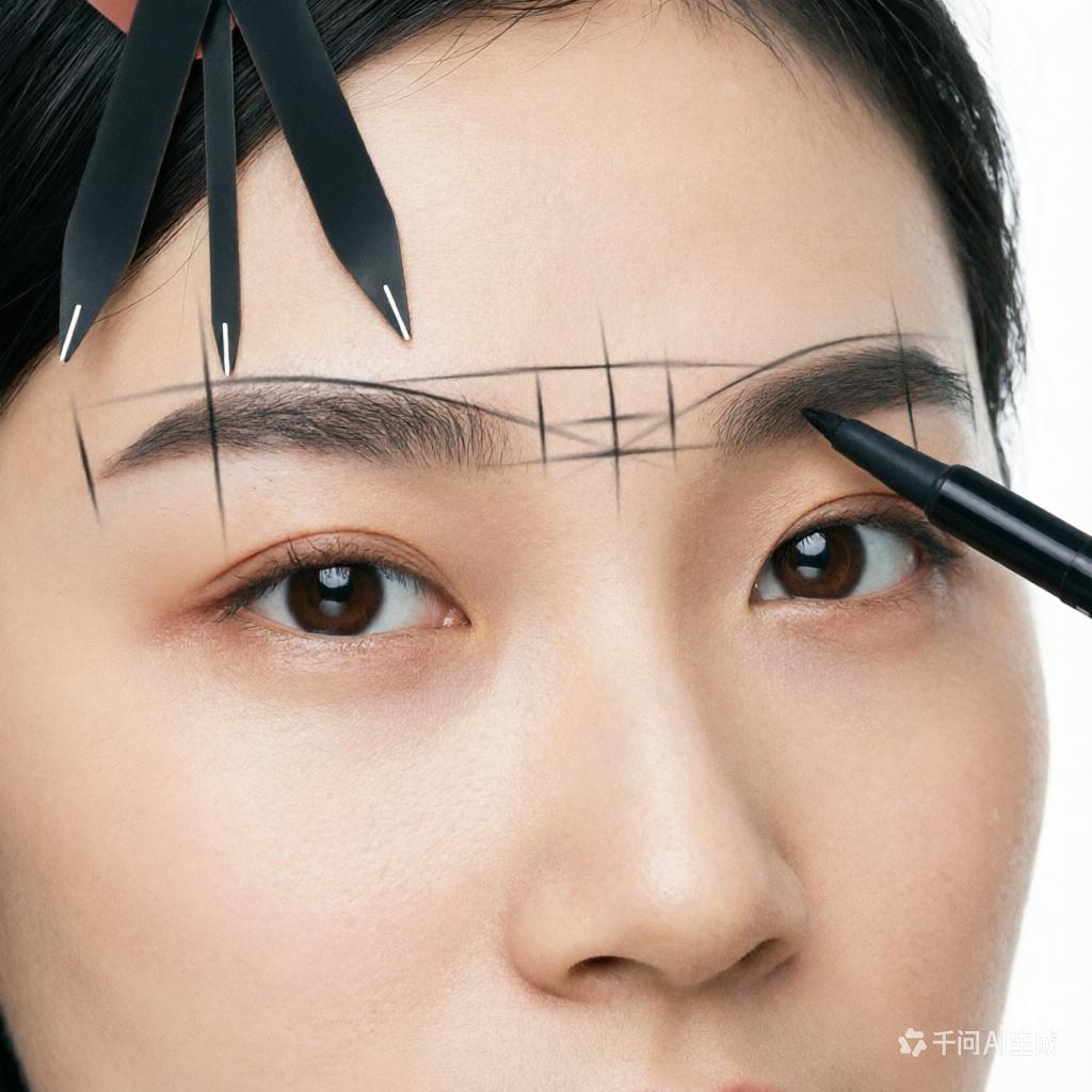 Golden Ratio Eyebrow Compass Microblading Positioning Ruler Precision Measurement Tool Permanent Makeup Brow Design Accessory