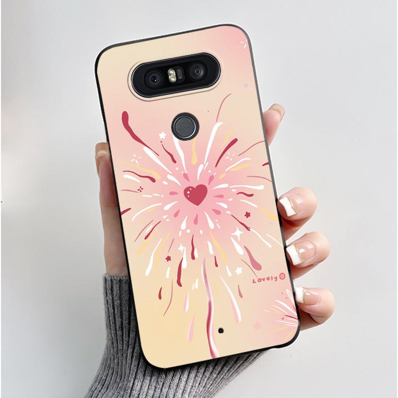 Casing For LG Q8 2017 Soft Case H970 Aesthetic Fashion Cute Cat Phone Back Cover For LG Q8 Q 8 LGQ8 Shockproof Silicone Bumper