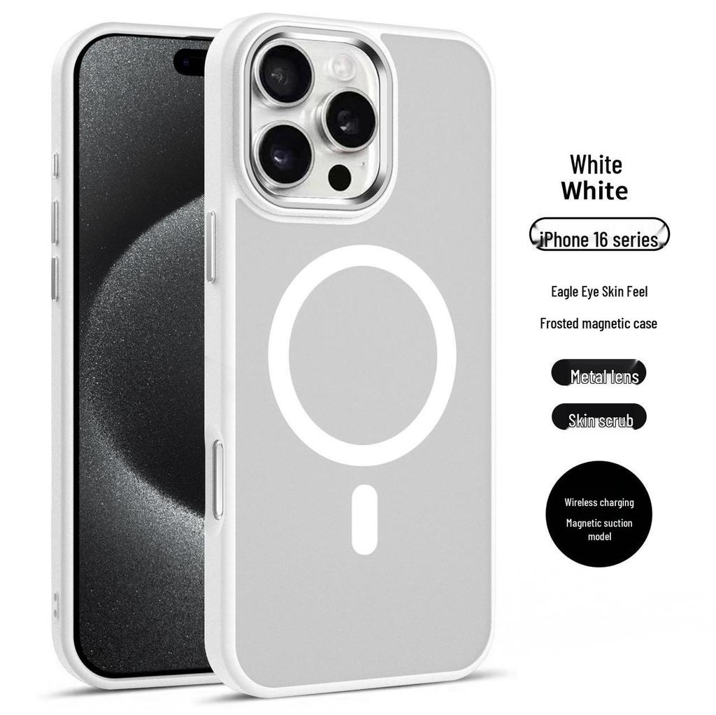 Apple 16 Pro Max Eagle Eye Magnetische Handyhülle: Mattiertes Hautgefühl, Premium Sturzschutz für iPhone 17.