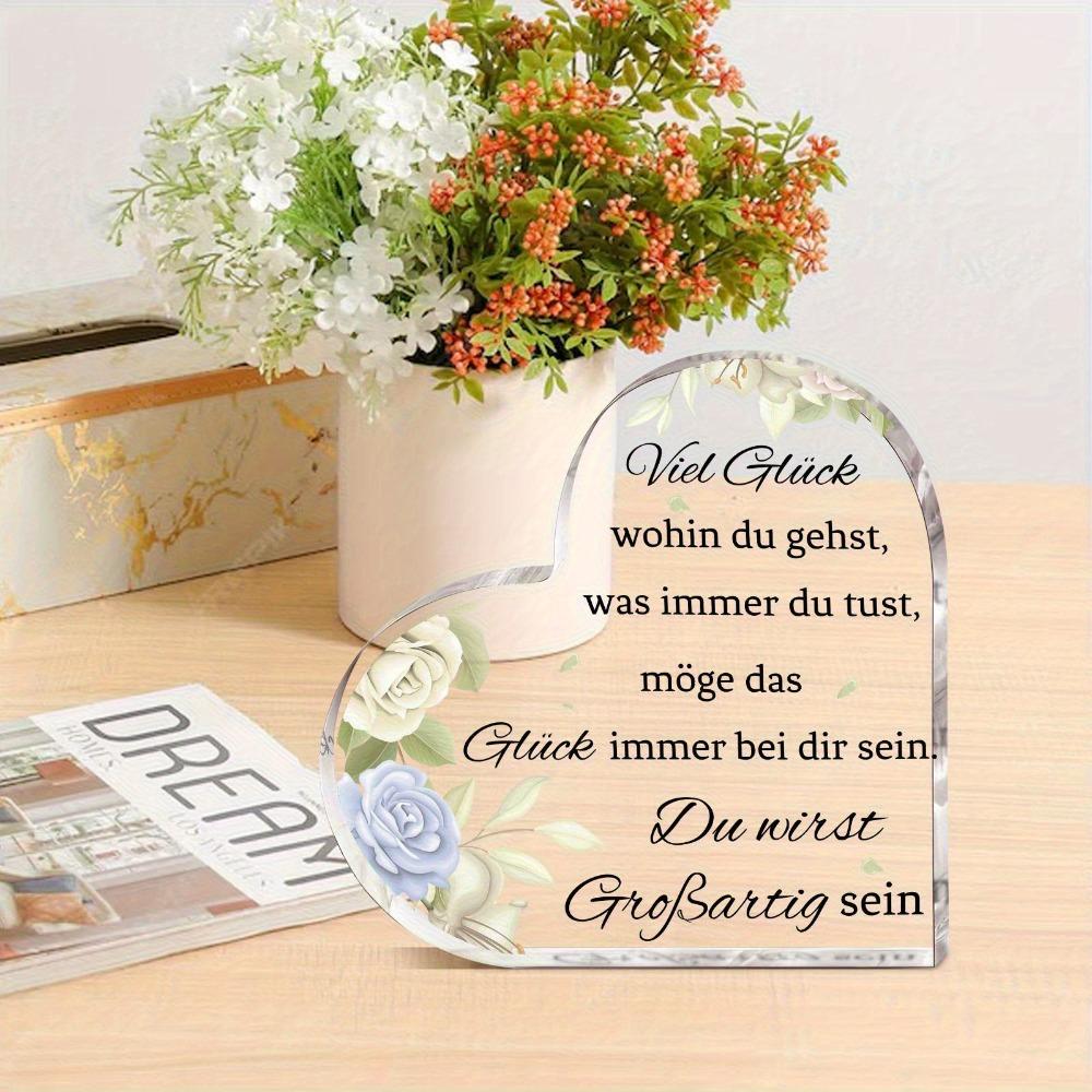 Home Desk Living Room Acrylic Decoration, Classic Style Home Decor for Living Room or Office, Restaurant Shop Decor, Farmhouse Lake Life Acrylic Deco