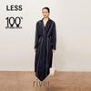 2024 Autumn Mulberry Silk Lapel Shirt Dress