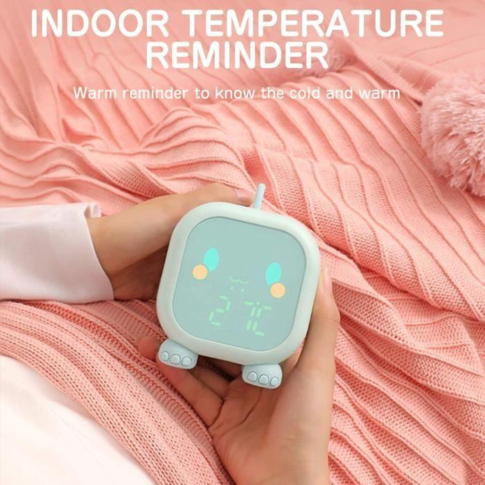 AMOUNE Digital Kids Alarm Clock, Cute Dinosaur Alarm Clock, Possibility To Set 2 Alarms