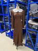 2026 European-American Lapel Print Long Sleeve Slimming Bodycon Dress