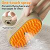 Electric Spray Pet Massage Comb Anti Flying Hair Remover Bath Brush Dog Cat Grooming Tool One Button Spray Cleaning Groomer