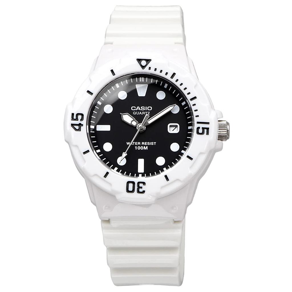 Casio Analog Watch LRW -200H-1EV / -200H-4EV Women's/Kids' Cheap Casio Gloss Black/Pink Metallic / Gloss White/Black Overseas Model [Parallel Import]