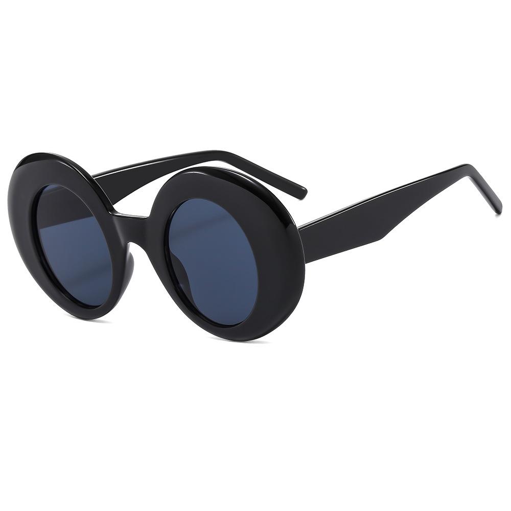 5610 Cute Sunglasses for Girls Oversized White Oval Glasses for Women Fashionable and Fun Camera Sunglasses