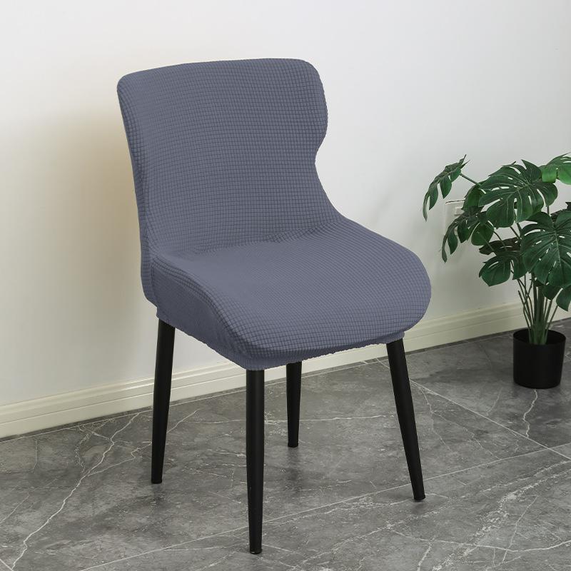 Modern Simple Pineapple Grid Thickened Craftsmanship Chair Cover Restaurant Dust-proof and Anti-slip Four-season Universal Chair Cover