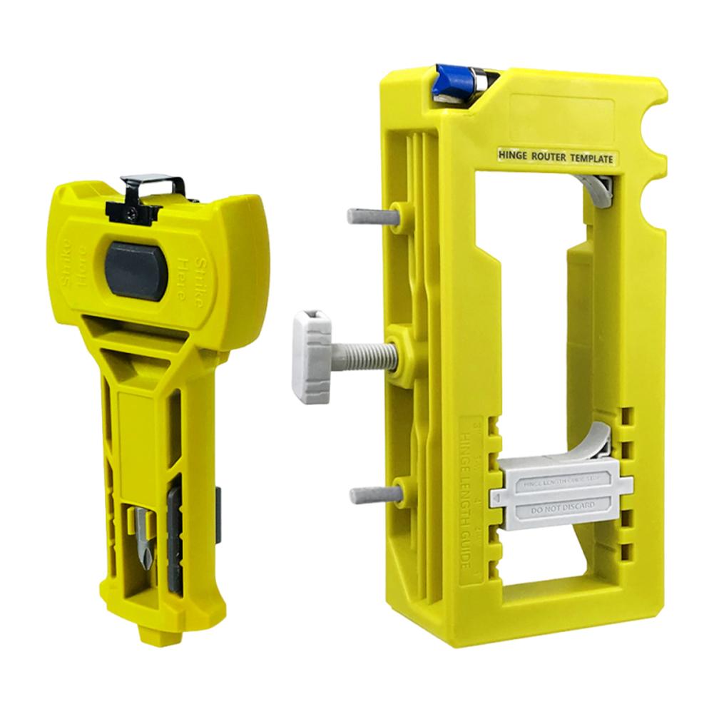 Комплект для установки дверной петли Шаблон для фрезеровки пазов Комплект для установки дверной петли и дверной защелки Набор для самостоятельной установки дверной петли и защелки