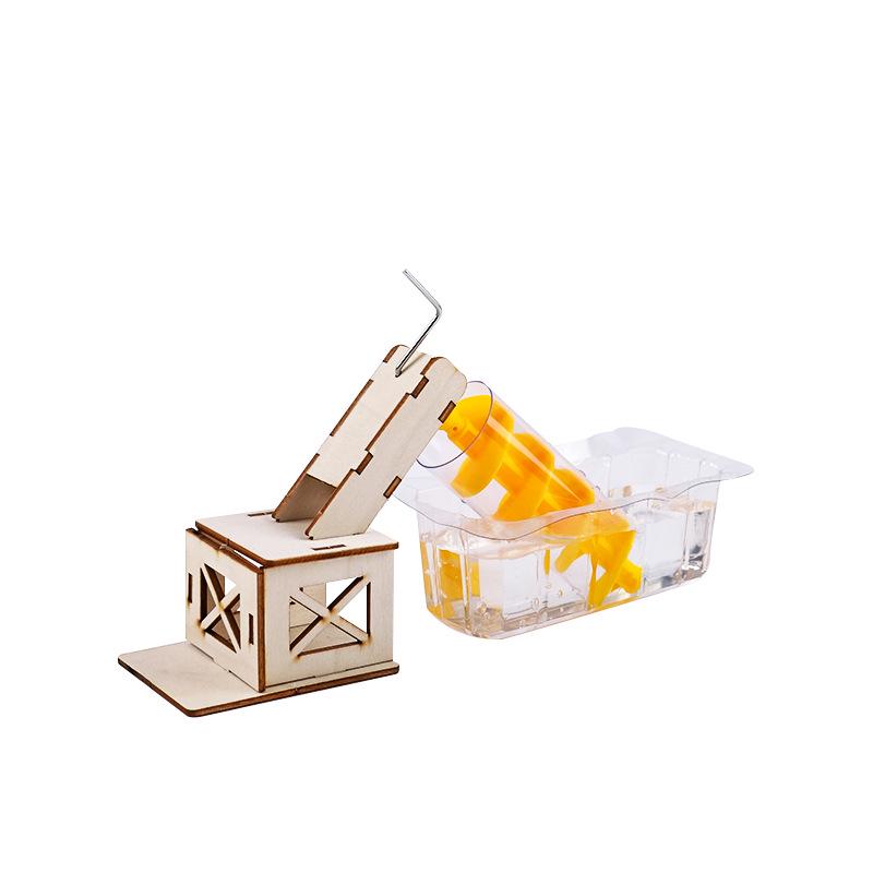 Hand-Crank Archimedes Water Wheel Pump - Children's Science Toy