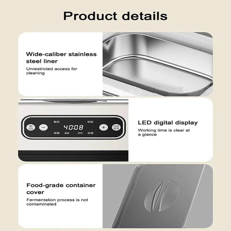 Multifunction Electric Yogurt Fermentation Machine, Home Ice Cream, Yogurt Pudding, Breakfast, Homemade Yogurt Machine