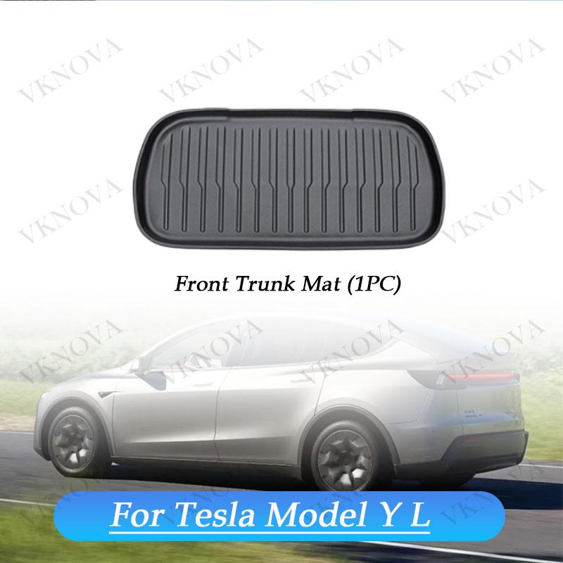 For Tesla Model Y L 2026 Rear Seat Backrest Protective Pad Trunk Mat Anti-Kick Pad Car Interior Accessories Model YL Cargo Liner