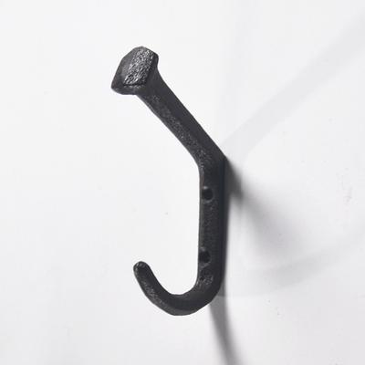 4Pcs Classical Cast Iron Hooks Vintage Wall Hooks Decorative Hooks For Keys Holder Storage Hook Heavy Duty Coat Hooks Hanger