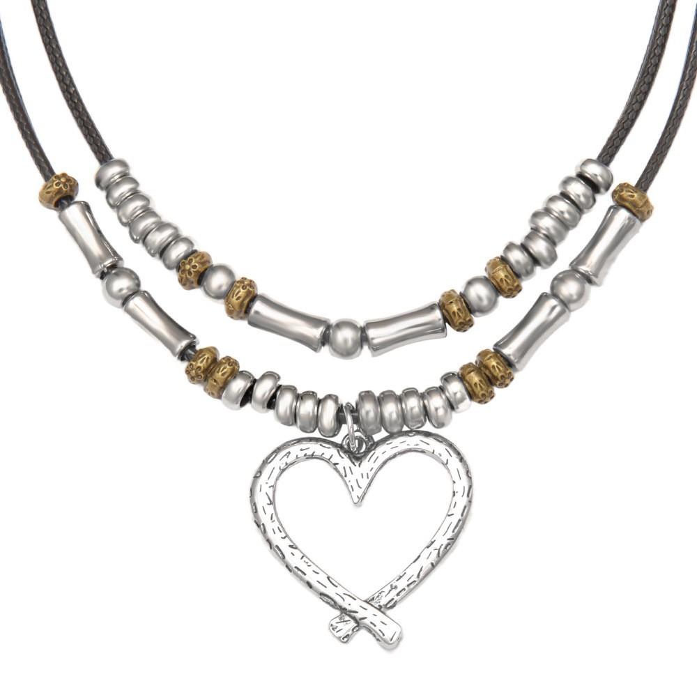 Bohemian Long Necklace With Swirl Pendant For Women Beach Vacation Retro Fashion Jewelry