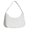 Women Shoulder Bag with Zipper Closure Solid Color Tote Handbag Large Capacity Clutch Bag Fashion Accessories