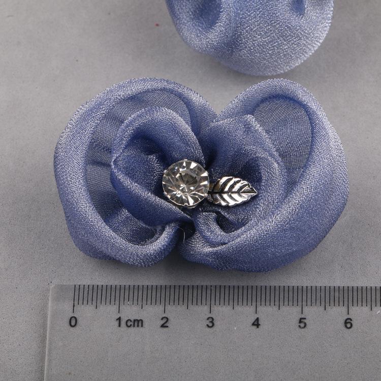 Frühlings-Haar- und Schuhblumen-Accessoires – handgefertigte Blumen aus Wolkengarn für Haarnadeln und Kleidungsdekor für Mädchen