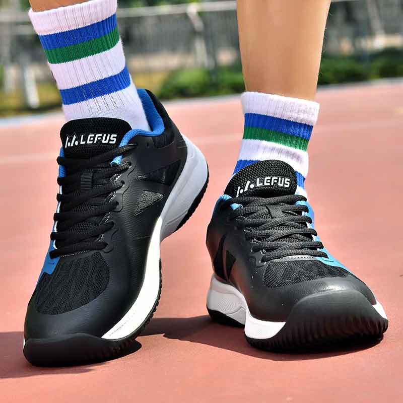 36-46 LEFUS Unisex Sneakers Shock-absorbing Anti-skid Wear-resistant and Breathable Badminton Shoes Professional Training Shoes