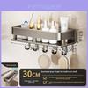 Modern Minimalist White Wall Mounted Bathroom Shelf With Detachable Design For Shower Storage And Toilets